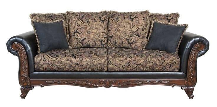 SoftHaven Wooden Sofa