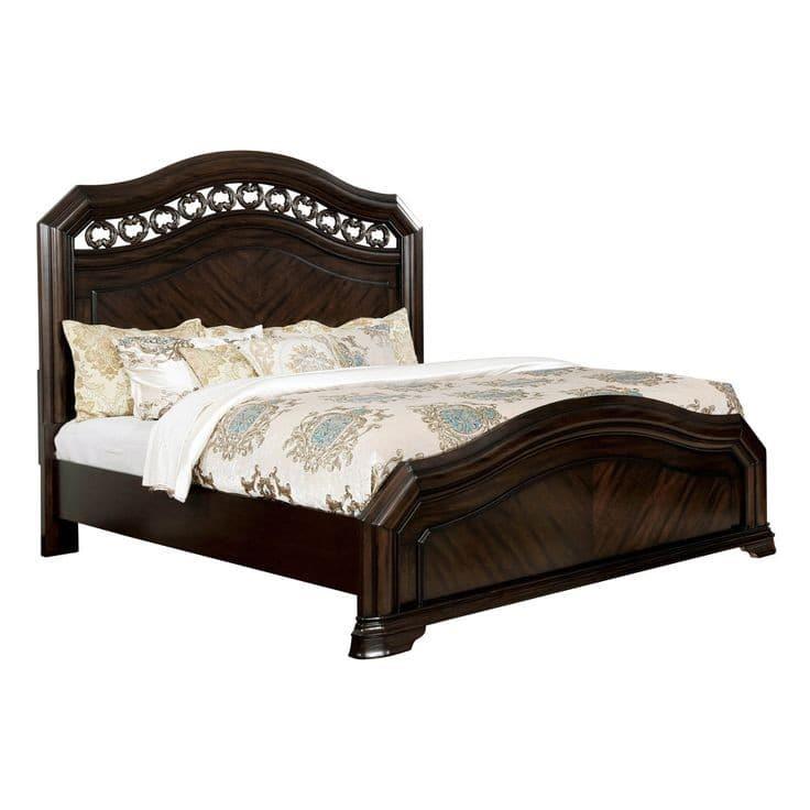 Majestic Handcarved Wooden Bed